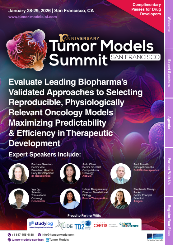 10th Tumor Models Summit San Francisco Event Guide Image